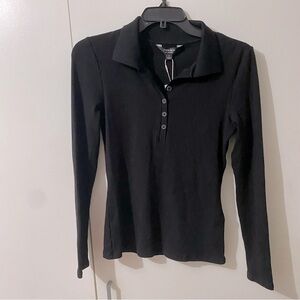 Ever new Julia long sleeve polo top